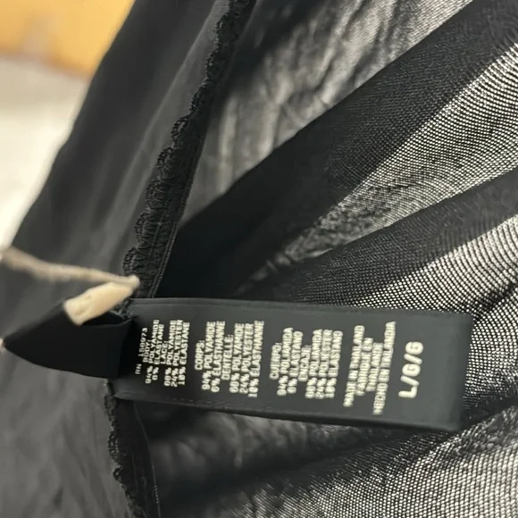 SKIMS Summer Mesh Lace Deep Plunge Long Dress | Onyx - Picture 4 of 7